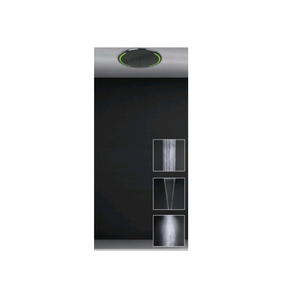 Верхний душ, Gessi, Colour, шгв 500*500*12, цвет -Brushed Brass PVD