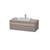 Тумба под раковину, Duravit, Ketho, шгв 1200*550*426, раковина-необходимо заказать, цвет-базальт матовый