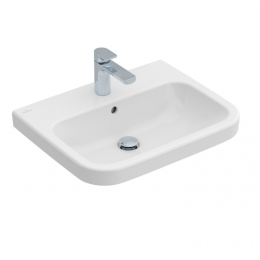 Раковина, Villeroy&Boch, Architectura, шгв 600*470*125, отверстия для смесителя-1 сквозное, 2 промаркированных, цвет-альпийский белый