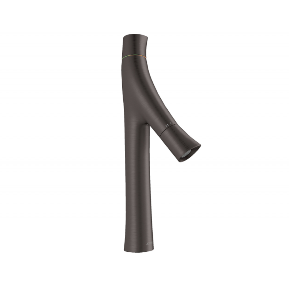 Смеситель для раковины, Axor, Axor Starck Organic, цвет-шлифованный черный хром