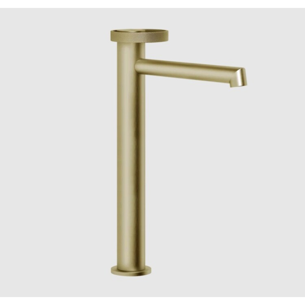 Смеситель для раковины, Gessi, Anello, цвет-Brushed Brass PVD