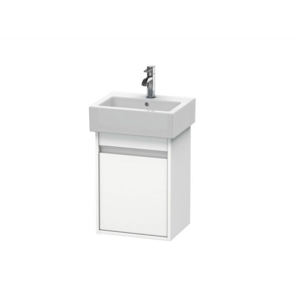Тумба под раковину, Duravit, Ketho, шгв 400*320*550, петли-слева, раковина-необходимо заказать, цвет-белый матовый