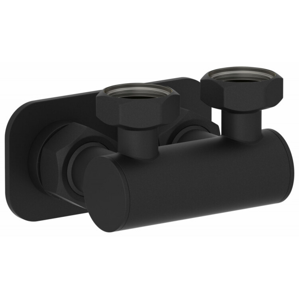 Модуль, Сунержа, угловой EU50,  для отопительных приборов, цвет-тёмный титан муар