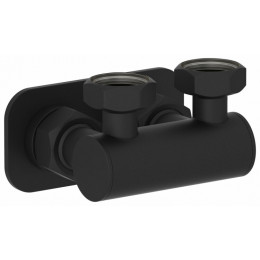 Модуль, Сунержа, угловой EU50,  для отопительных приборов, цвет-тёмный титан муар