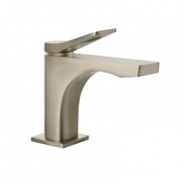 Смеситель для раковины, Gessi, Rilievo, цвет-Finox Brushed Nickel