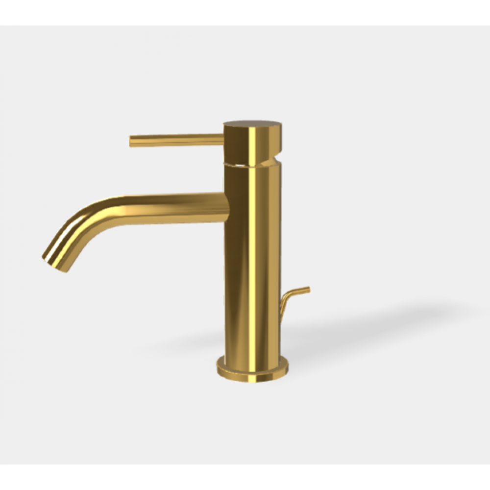 Смеситель для раковины, Fima Carlo Frattini, Spillo Up, цвет-золото