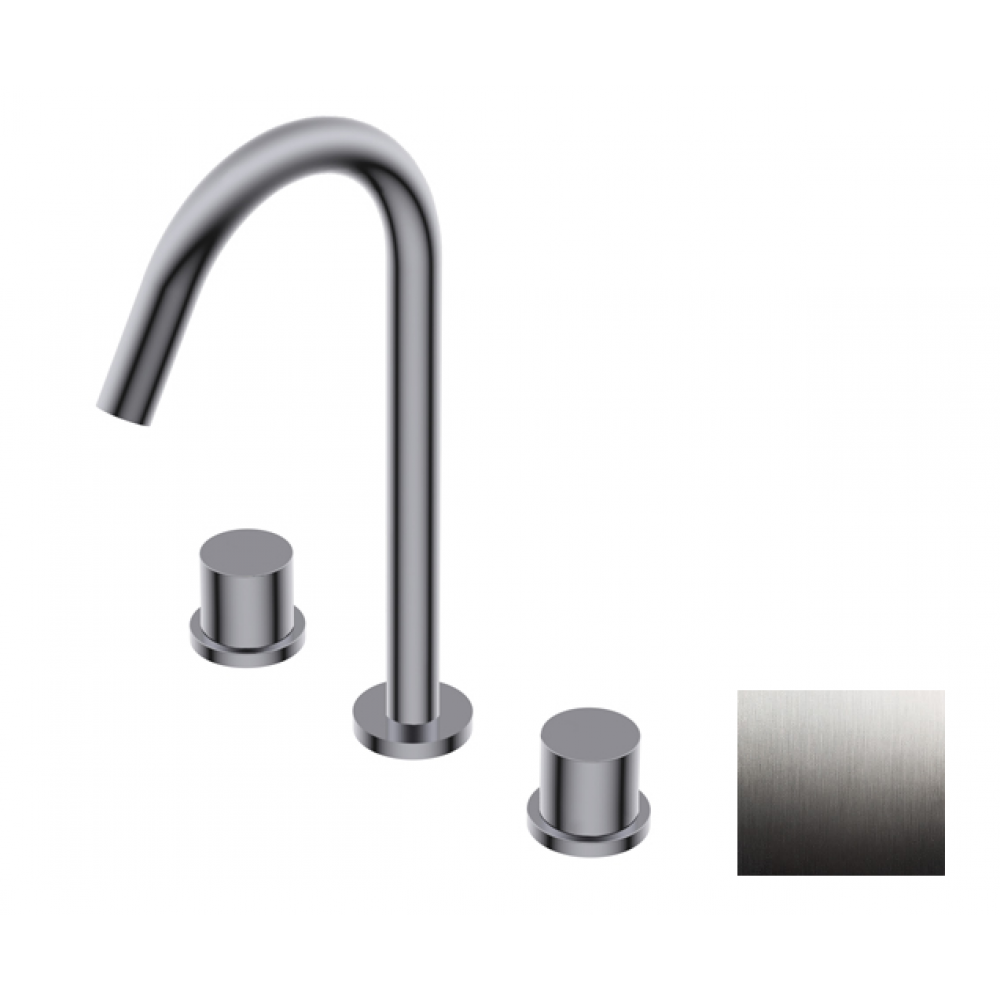 Смеситель для раковины, Ritmonio, Diametro35 Inox, цвет-хром брашированный (Brushed Chrome)