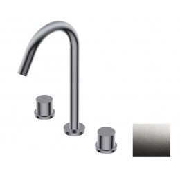 Смеситель для раковины, Ritmonio, Diametro35 Inox, цвет-хром брашированный (Brushed Chrome)