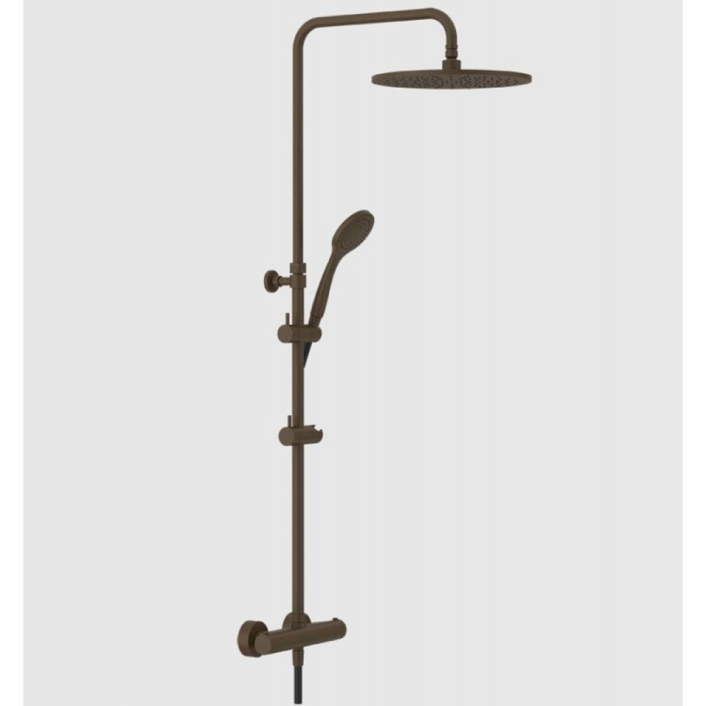 Душевая стойка, Gessi, Minimalistic shower, цвет-Dark Bronze