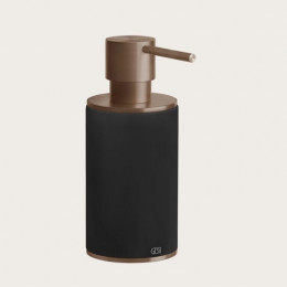 Дозатор для жидкого мыла, Gessi, 316, шгв 75*117*191, цвет дозатора-Copper Brushed PVD/чёрный