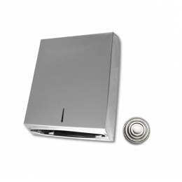 Диспенсер для бумажных полотенец, 3SC, Hotel & Hotel, ш 280, цвет-никель сатинированный полированный (Polished Satin Nickel)