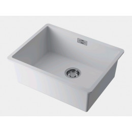 Мойка, Omoikiri, Kata, шгв 540*420*220, отверстия для смесителя-отсутствуют, цвет-белый