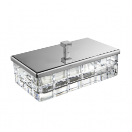 Контейнер, 3SC, Palace, настольный, шгв 230*125*100, цвет-никель сатинированный матовый