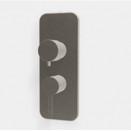 Смеситель для душа, Fima Carlo Frattini, Snap, цвет-брашированный никель