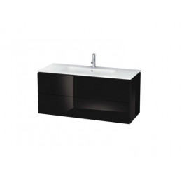 Тумба под раковину, Duravit, L-Cube, шгв 1220*481*550, раковина-необходимо заказать, цвет-черный глянцевый