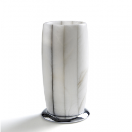 Стакан, 3SC, Rigato, шв 80*150, цвет-алебастр/никель