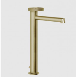 Смеситель для раковины, Gessi, Anello, цвет-Brushed Brass PVD