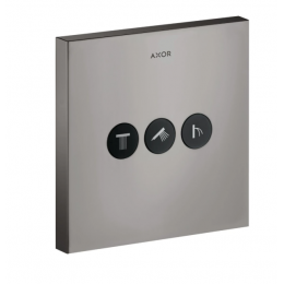 Вентиль, Axor, Axor ShowerSelect, запорный/переключающий, 3/4", цвет-полированный черный хром