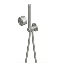 Смеситель для ванны и душа, Quadro design, HB, цвет-сталь брашированная