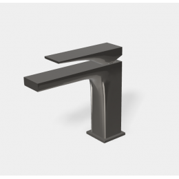 Смеситель для раковины, Fima Carlo Frattini, Zeta, цвет-чёрный хром