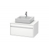 Тумба под раковину, Duravit, Ketho, шгв 800*550*426, раковина-необходимо заказать, цвет-белый матовый