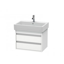 Тумба под раковину, Duravit, Ketho, шгв 650*440*480, раковина-необходимо заказать, цвет-белый матовый