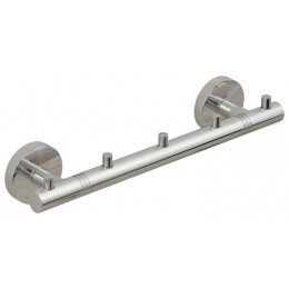 Полотенцедержатель, Сунержа, КАНЬОН, с 5-ю крючками, шгв 260*53*50, цвет-золото