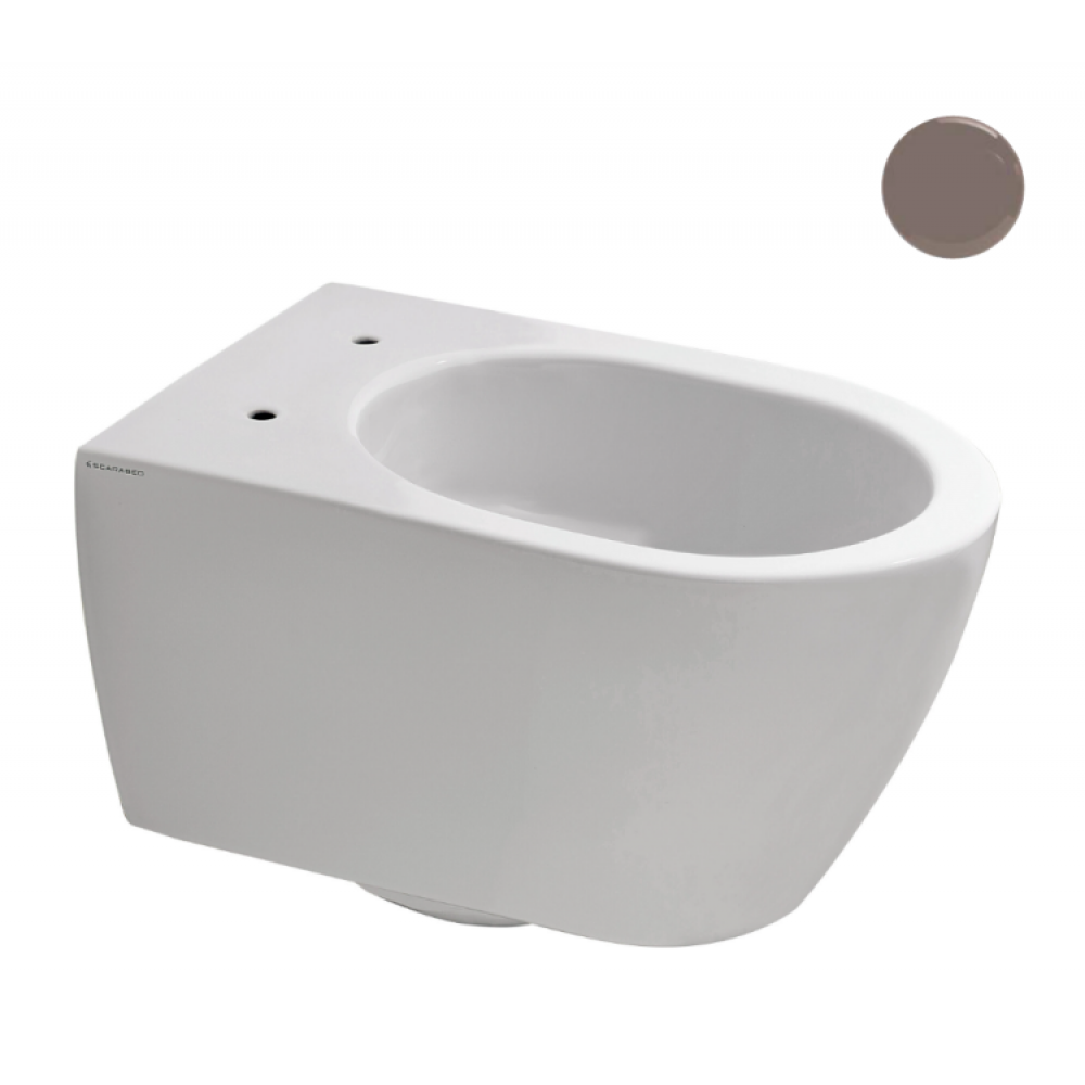 Унитаз, Scarabeo, Glam, подвесной, шгв 360*550*360, цвет-Tobacco glossy