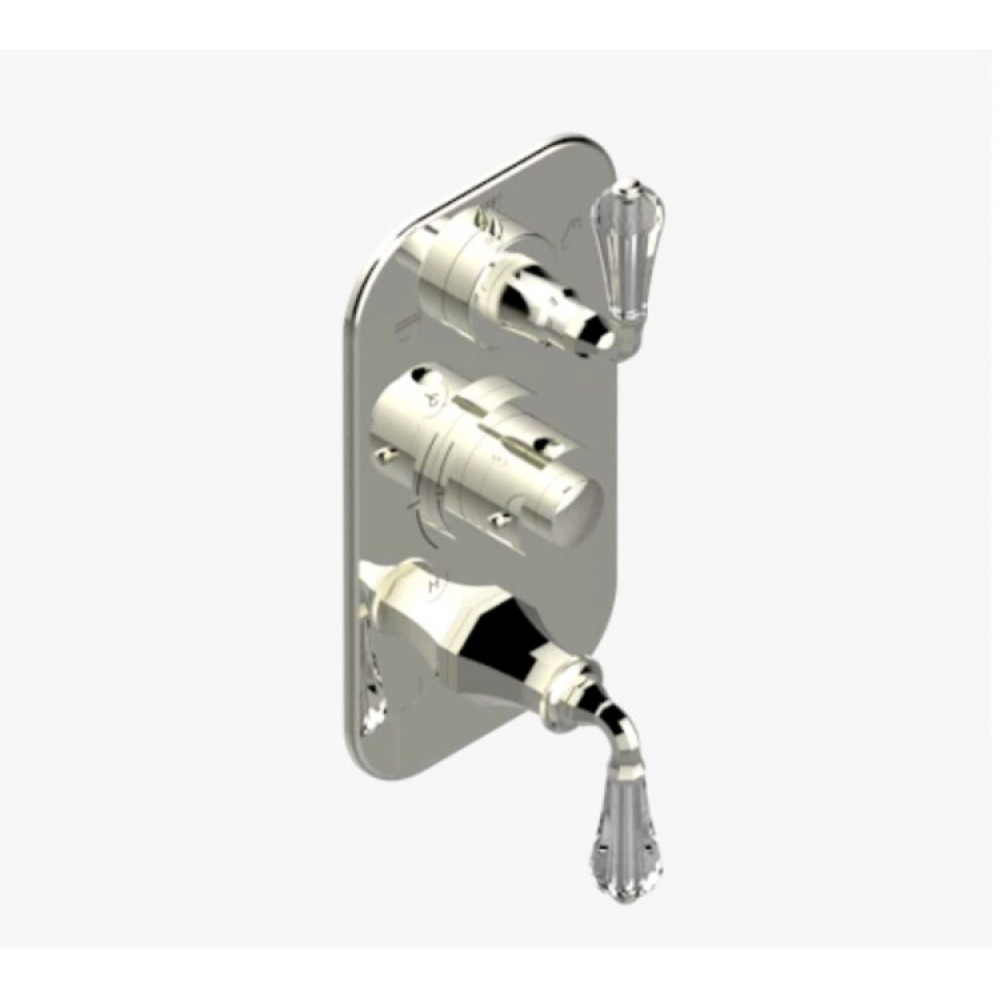 Смеситель для душа, THG, Art Deco Crystal, на 3 потребителя, цвет-никель