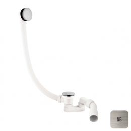 Слив-перелив, Almar, для ванны, цвет-Brushed Nickel (Товар заказной, возврату не подлежит)