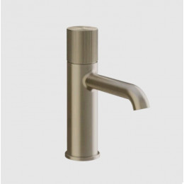 Смеситель для раковины, Gessi, Habito Rigato, цвет-Finox Brushed Nickel