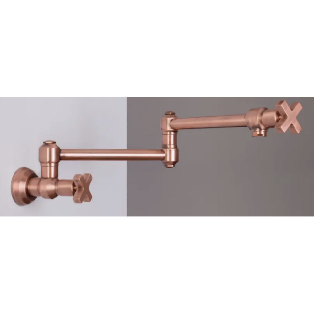 Смеситель для кухни, Nicolazzi, Monte Croce, с запорным краном, цвет-Brushed Brass