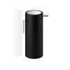 Дозатор для жидкого мыла, Decor Walther, Stone, шгв 70*100*170, цвет-черный/сталь матовая