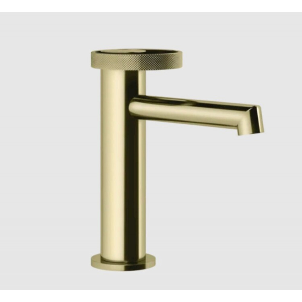Смеситель для раковины, Gessi, Anello, цвет-Brass PVD