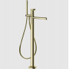Смеситель для ванны и душа, Gessi, Anello, цвет-Brass PVD