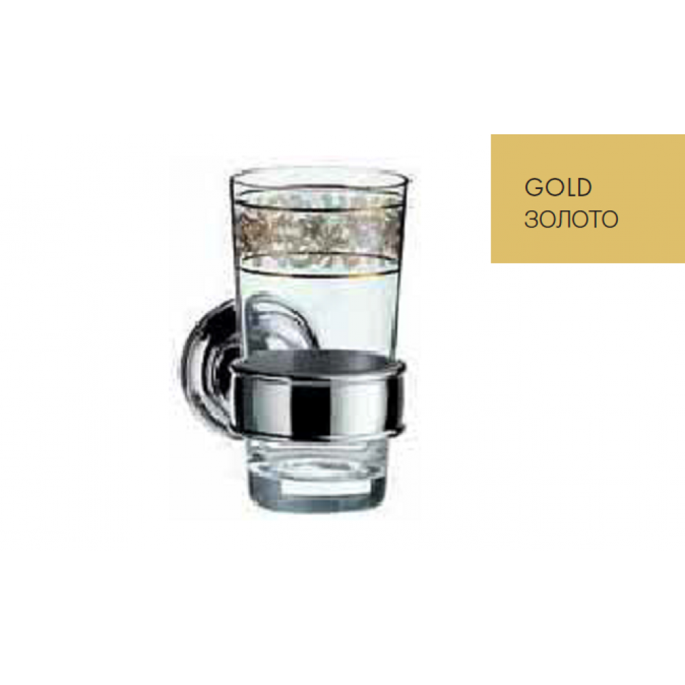 Стакан, Emco, Classic, гв 106*130, цвет-золото