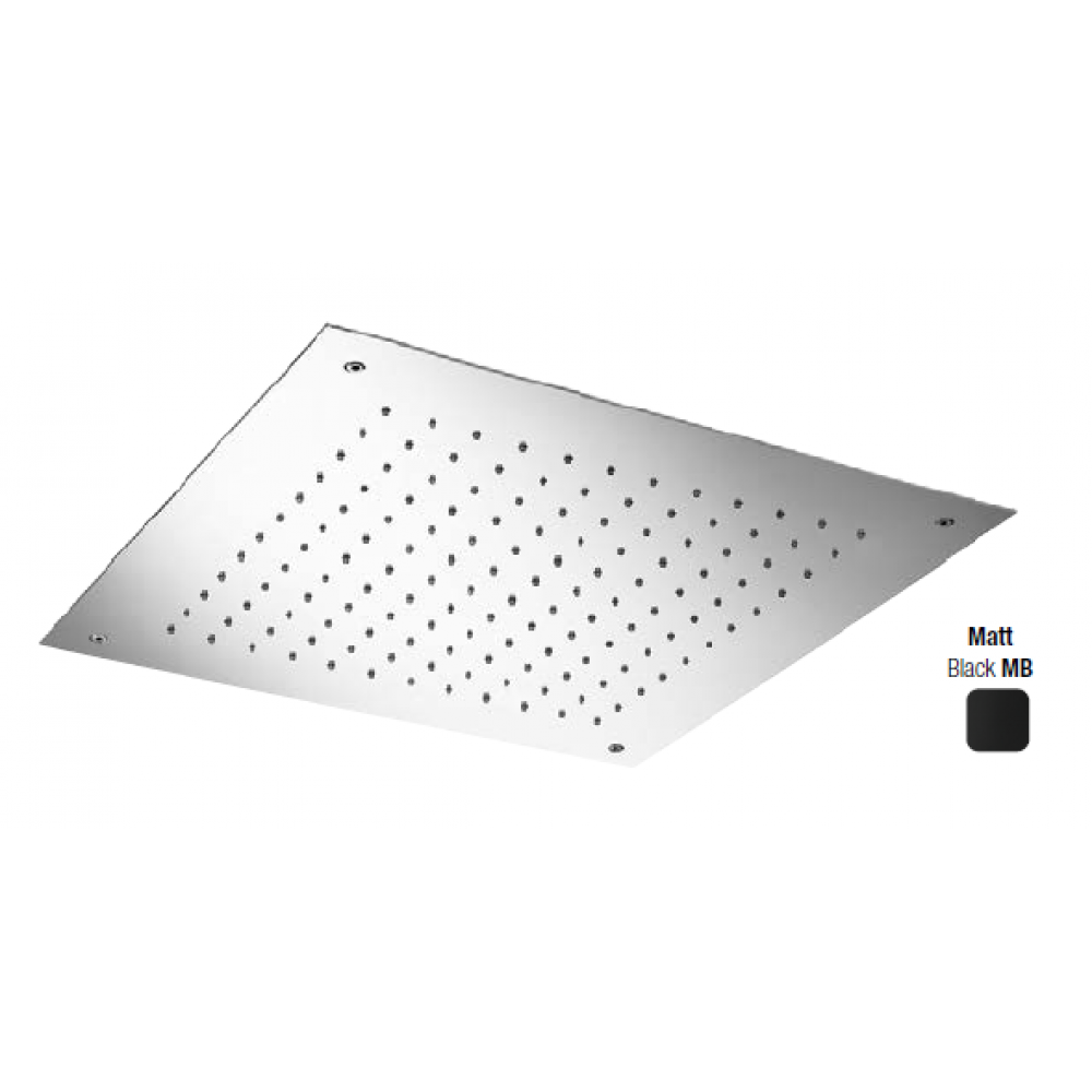 Верхний душ, Almar, Shower Heads built-n, 498*498, цвет-черный матовый (Товар заказной, возврату не подлежит)