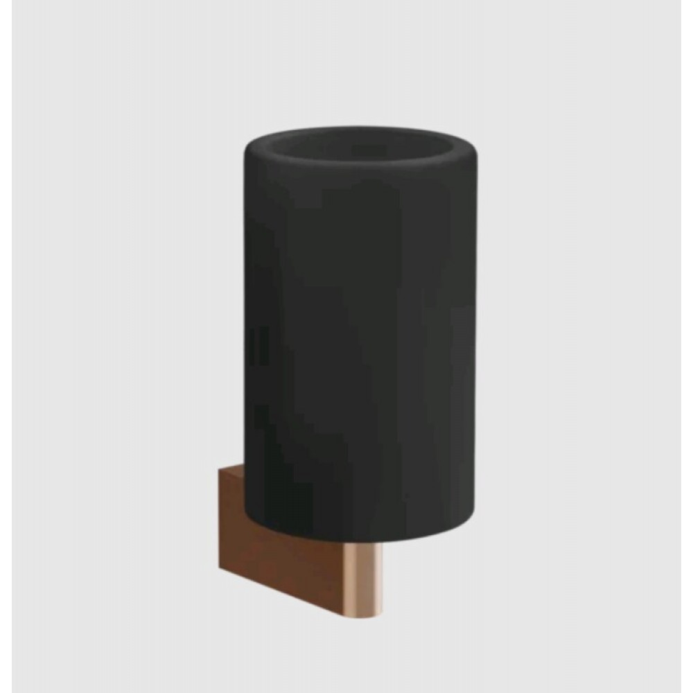 Стакан, Gessi, Origini, шгв 75*105*160, цвет-чёрный/Copper Brushed PVD