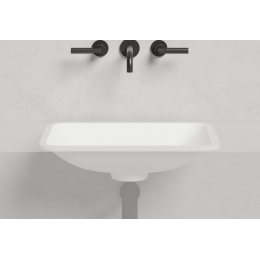 Раковина, Salini, Marea, шгв 550*400*134, отверстия для смесителя-отсутствуют, цвет-RAL 9011