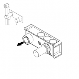 Внутренняя часть, Ritmonio, назначение-смеситель для душа, однорычажный, не окрашен