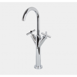 Смеситель для раковины, Fima Carlo Frattini, Maxima, цвет-хром черный брашированный