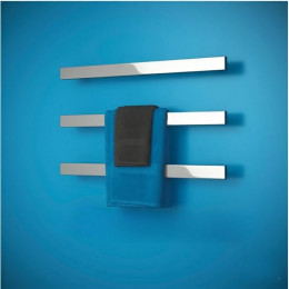 Полотенцесушитель, Broner, Scompartimento, шгв 60*50*600, сухой ТЭН, цвет-сталь сатинированная