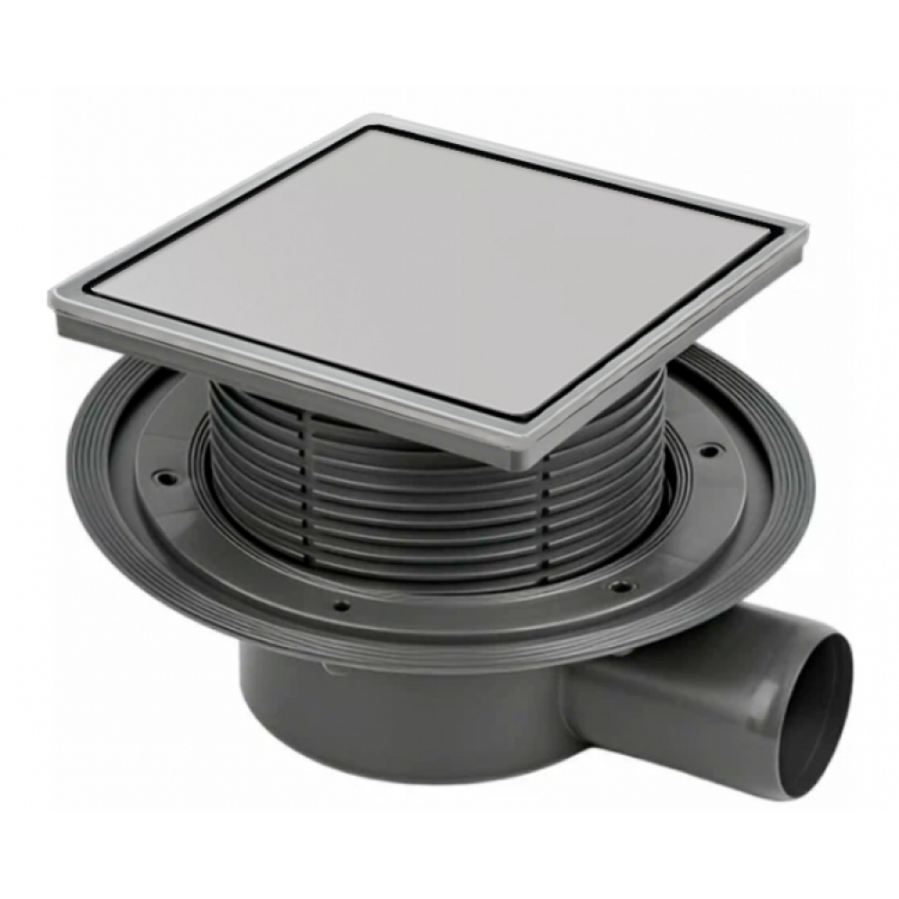 Трап, Bettoserb, Superior, горизонтальный, DN-50, цвет решетки-хром/под плитку