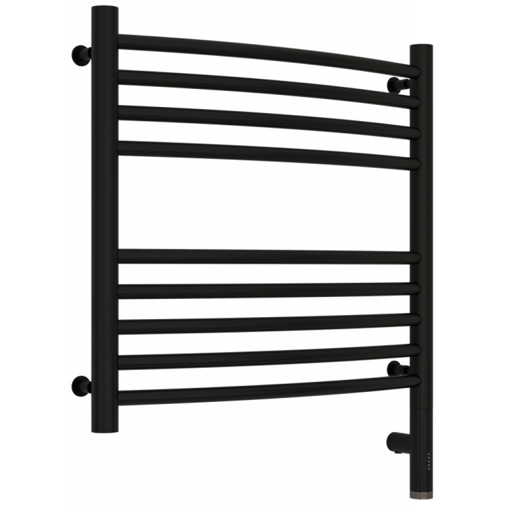 Полотенцесушитель, Сунержа, Богема 3.0, шгв 532*103*632, нижнее справа, МЭМ, цвет-черный матовый
