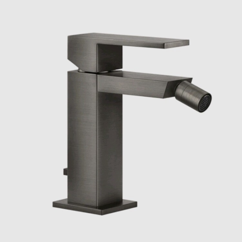Смеситель для биде, Gessi, Rettangolo, цвет-Black Metal Brushed PVD