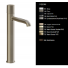 Смеситель для раковины, Gessi, Habito, DIAMANTATO, цвет-Brushed Brass PVD