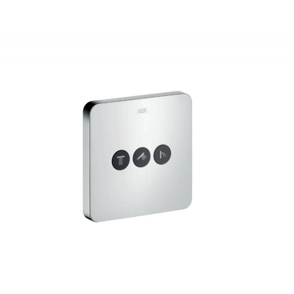 Запорно-переключающее устройство, Hansgrohe, Axor ShowerSelect, шлифованный никель