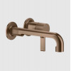 Смеситель для раковины, Gessi, Inciso, цвет-Copper Brushed PVD