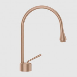 Смеситель для раковины, Gessi, Goссia, цвет-Copper Brushed GHRC