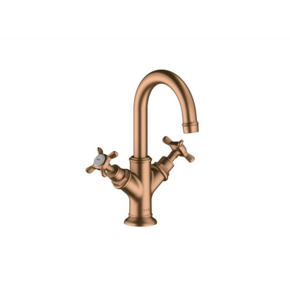 Смеситель для раковины, Hansgrohe, Axor Montreux, цвет-шлифованная бронза
